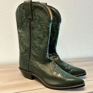 NWOT Tony Lama Forest/Emerald Green Cowboy Boots Size 9.5